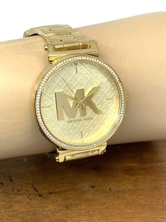 Michael Kors Women\'s Watch MK4334 Sofie Gemmed Quartz Gold Stainless Steel 36mm main image 10